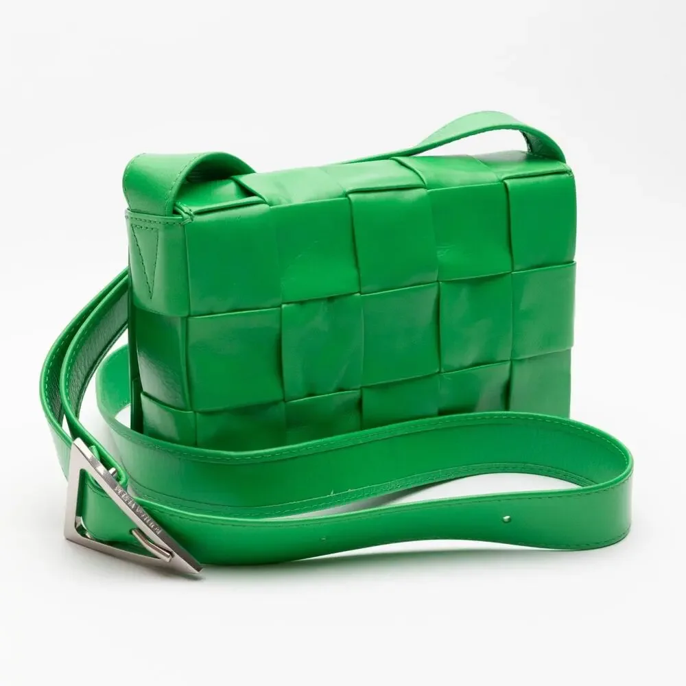 Bottega Veneta Cassette Mini Leather Messenger Bag